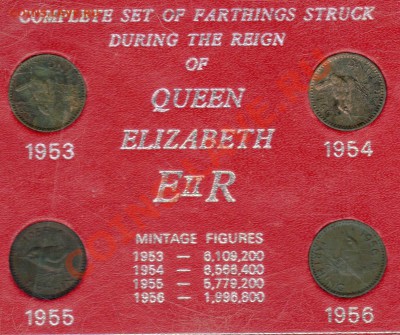 Великобритания фартинги 1953-56 (4шт.) до 17.09-22ч (3128) - img918