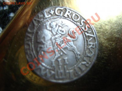 Трояк литовский Сигизмунда II Августа,1562г.Оценка - 3166210