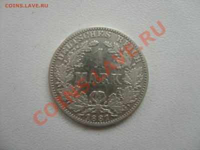 1 марочники Германия (Империя) пополняемая тема. - 1 марка 1881 А - 1