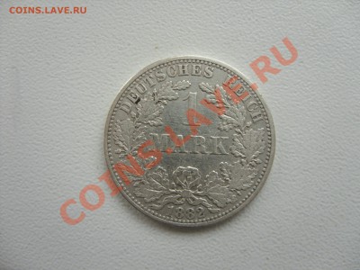 1 марочники Германия (Империя) пополняемая тема. - 1 марка 1882 А - 1