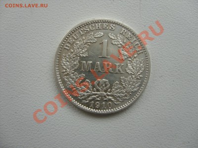 1 марочники Германия (Империя) пополняемая тема. - 1 марка 1910 D - 1