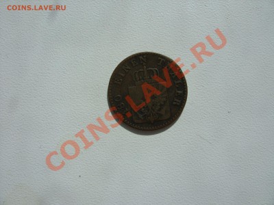 2 пфеннига. Пруссия. 1860 А. До 18.09.2012 в 23:59 по МСК - 2 пфеннига Пруссия 1860 А - 2