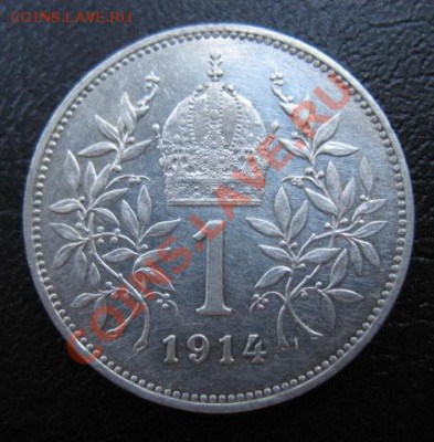 Австрия, 1914 г, 1 кр, до 18.09 в 21-00 мск - ав 1 14 а