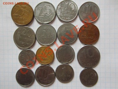 Бразилия, 16 разных монет до 22.00 мск. 19.09.2012. - IMG_3423