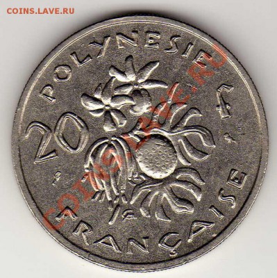 ФР.ПОЛИНЕЗИЯ 20 ФРАНКОВ 1969 ДО 20.09.12 В 22.00МСК (3007) - img970