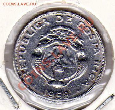 КОСТА-РИКА 5 СЕНТИМО 1958 ДО 20.09.12 В 22.00МСК (2772) - img978
