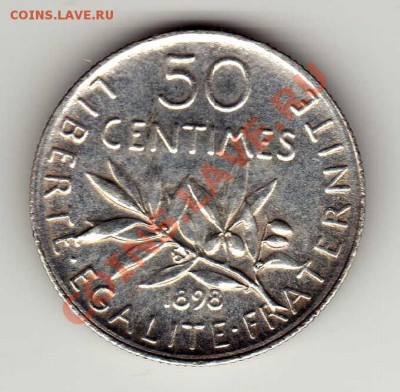Ag ФРАНЦИЯ 50 САНТИМОВ 1898 ДО 20.09.12 В 22.00МСК (2920) - img057