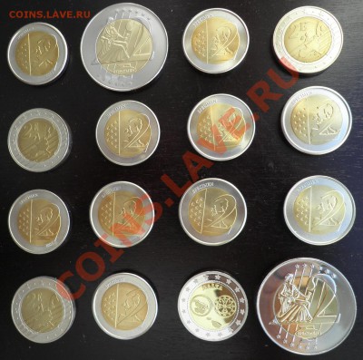 EURO фантазия 12 монет - EUR.Specimens.Rv