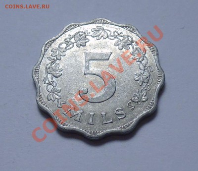 МАЛЬТА - 5 милс 1972 - до 23.09 - 479