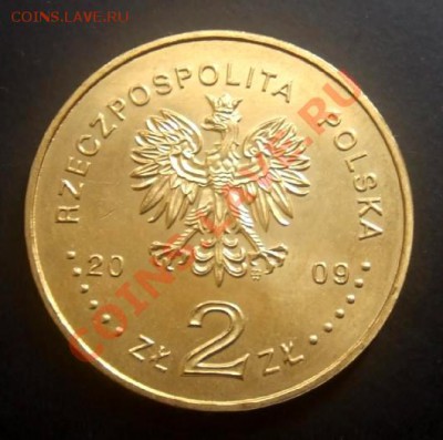 ПОЛЬША 2 злотых (2009) Центробанк до 21.09. (22.00) - Польша 2 злотых (2009) Центробанк Р