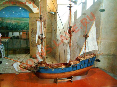 Монеты с Корабликами - Maquette du Don de Dieu exposition