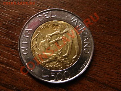 Ватикан 500 лир 1997 биметал до 19.09.12 в 21.00 М - IMG_3605