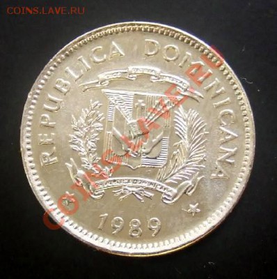 ДОМИНИКАНА 5 сентаво (1989) Барабанщик до 21.09. (22.00) - Доминикана 5 сентаво (1989) Барабанщик А
