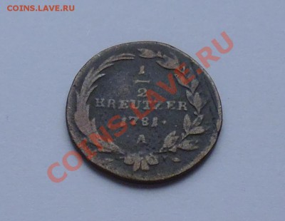 2 крейцера 1781 A - до 24.09 - 852