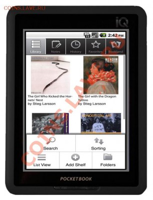 электронная книга pocketbook IQ 701 black - покетбук