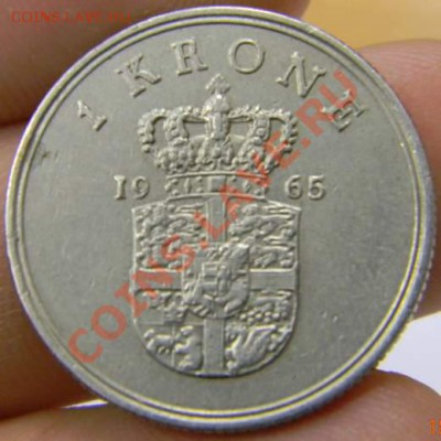 1 крона Дания 1965г. - DSCN2463_thumb