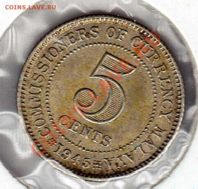 Ag Малайя 5 центов 1945 до 24.09.12 в 22.00мск (3177) - img144