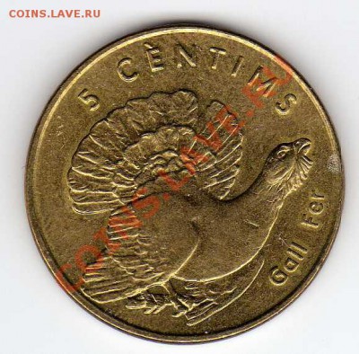 Андорра 5 сантимов 2002 Тетерев до 24.09.12-22.00мск (3005) - img182