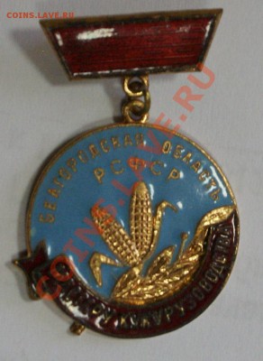 Знак Мастеру кукурузоводства, 1958 год. Оценка. - DSC02136_cr