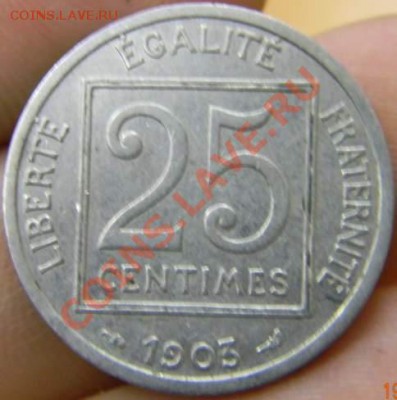 25 сантимов Франция 1903г. - DSCN2514_thumb
