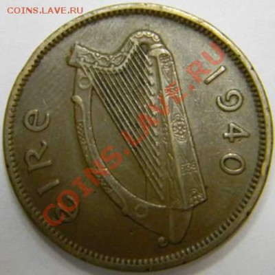 2 пенни Ирландия 1940г. - DSCN2539_thumb