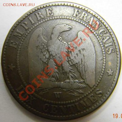 10 сантимов Франция 1855г. - DSCN2552_thumb