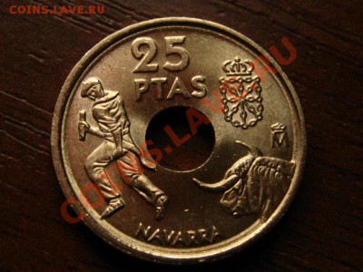 Испания 25 песет 1999 Наварро  до 22.09.12 в 13.00 М - IMG_3586