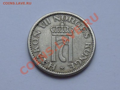 НОРВЕГИЯ - 50 оре 1954 - до 25.09 - 871
