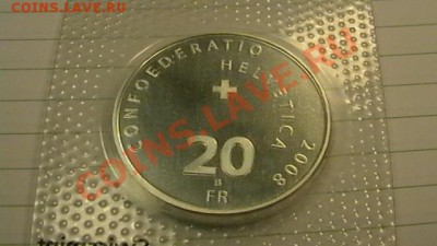 Швейцария, 20 франков  2008 г. - IMGA0806.JPG