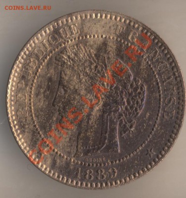 Франция 5 сантимов 1897 - 28