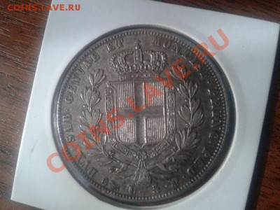 5 лир Сардиния 1840 - сардиния б