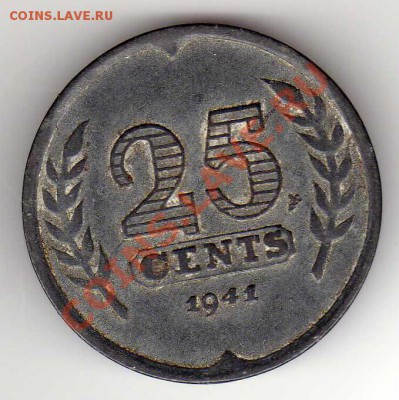 НИДЕРЛАНДЫ 25 ЦЕНТОВ 1941 ДО 27.09.12 В 22.00МСК (3089) - img352