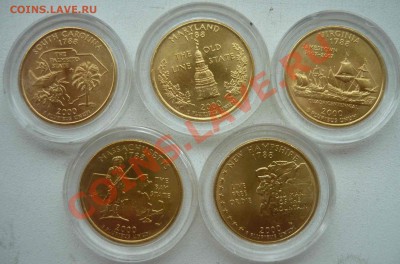 позолоченные американские квотеры 5шт до 28.09.12 - золотт1.JPG
