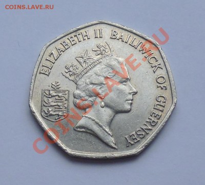 ГЕРНСИ - 50 пенсов 1997 - до 28.09 - 951