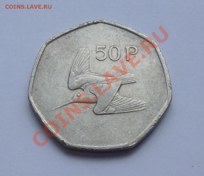 ИРЛАНДИЯ - 50 пенсов 1974 - до 28.09 - 954