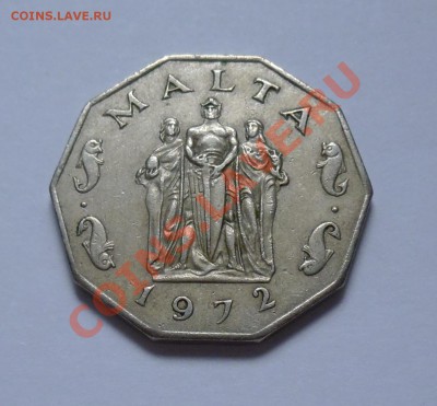 МАЛЬТА - 50 центов 1972 - до 28.09 - 956