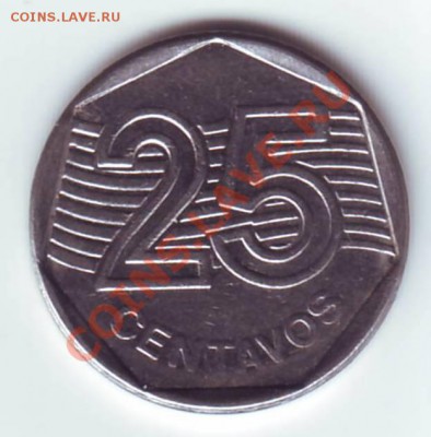 Бразилия.25 centavos 1994г. до 29.09.12 в 22.00мск - 25 цетавос 1994 . 1.JPG