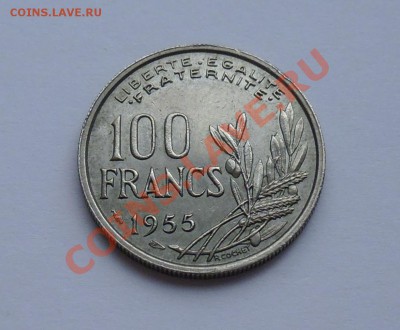 ФРАНЦИЯ - 100 франков 1955 - до 29.09 - 031