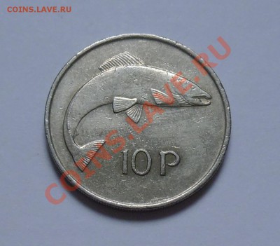 ИРЛАНДИЯ - 10 пенсов 1975 - до 30.09 - 086