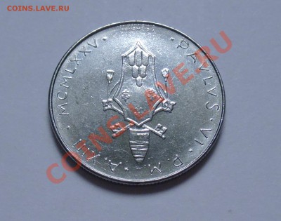 ВАТИКАН - 100 лир 1975 - ГОЛУБЬ МИРА - до 1.10 - 099
