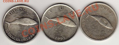 Хорватия 2 куны 1994-98 Тунец (3шт.) до 01.10.12-22ч (3005) - img483