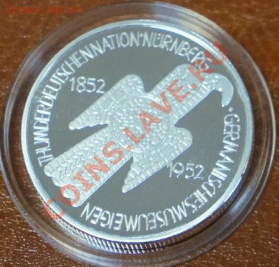 ФРГ 5 Марок 1952 Proofcopy Музей в Нюрнберге до 1.10.12 22:0 - 1