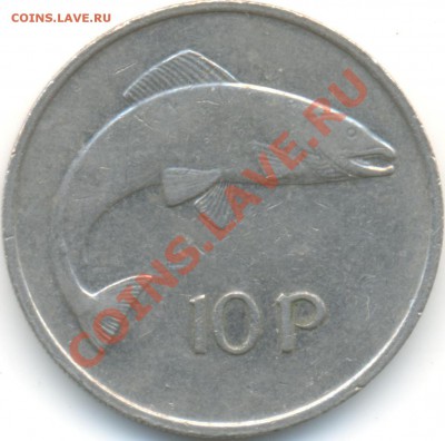 Ирландия 10 Пенсов 1980 до 2.10.12 в22:00 по Мск - Изображение