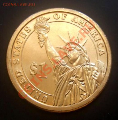США 1 доллар (2007) Дж.Адамс до 28.09 (22.00) - США 1 доллар (2007) Дж.Адамс Р