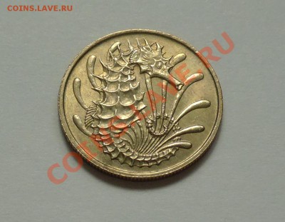 СИНГАПУР - 10 центов 1967 - Морской Конёк - до 2.10 - 168