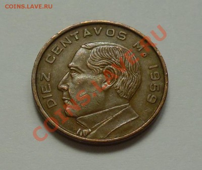 МЕКСИКА - 10 центаво 1959 - до 2.10 - 170