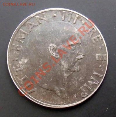 ИТАЛИЯ 50 чентезимо (1939) до 28.09 (22.00) - Италия 50 чентезимо (1939) А
