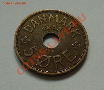 ДАНИЯ - 5 оре 1939 - до 2.10 - 206