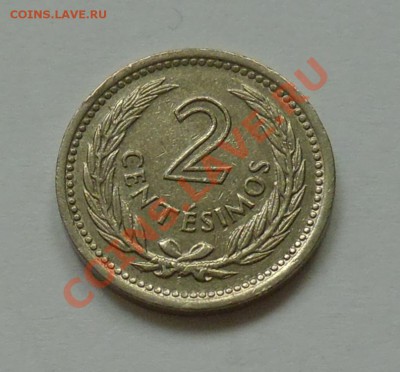 УРУГВАЙ - 2 сентесимо 1953 - до 2.10 - 224