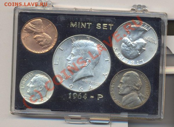 Минт-сет США 1964 г. До 21.09.09. 20-00 МСК. - P